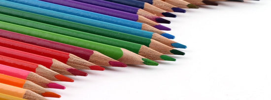 art products acrylic ink, pencils,
