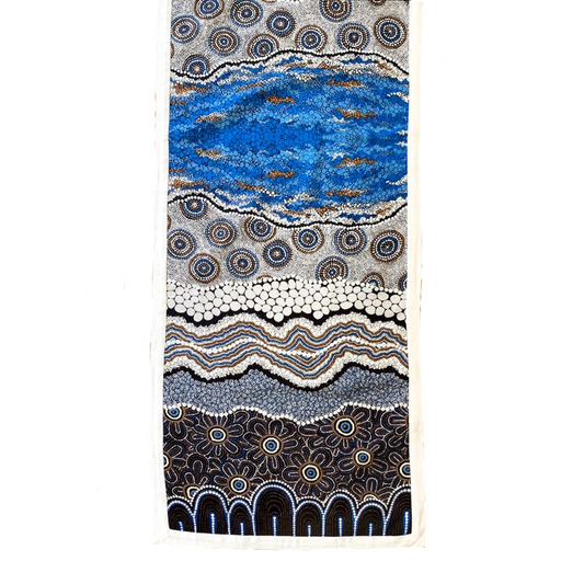 Table Runner- Ocean and Earth - Show stopping authentic Aboriginal designs