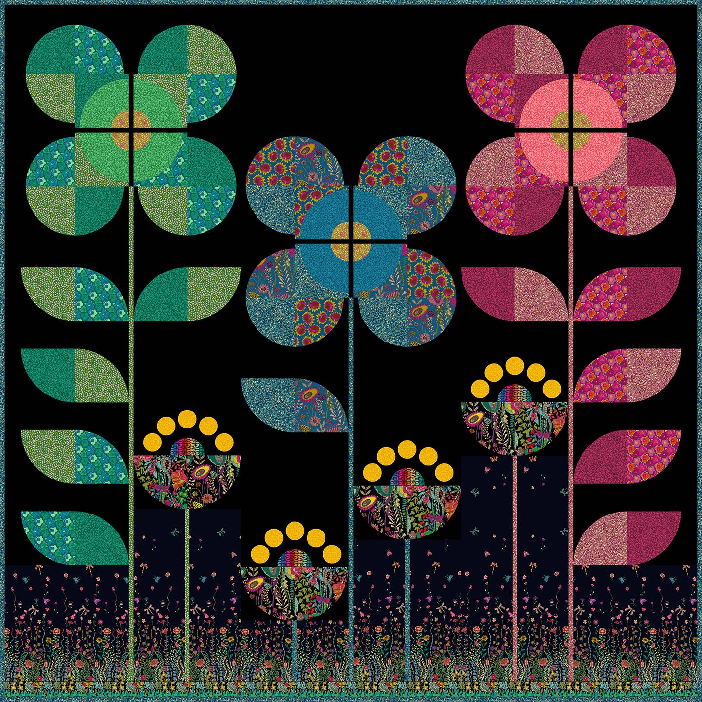 Twilight FQ bundle by Sally Kelly for windham fabrics available at 2 sew textiles art quilt supplies