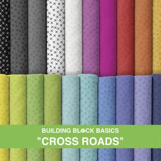 Crossroads building block basics modern quilting fabric colour range available at 2 sew textiles art quilt supplies online fabric shop Brisbane Australia