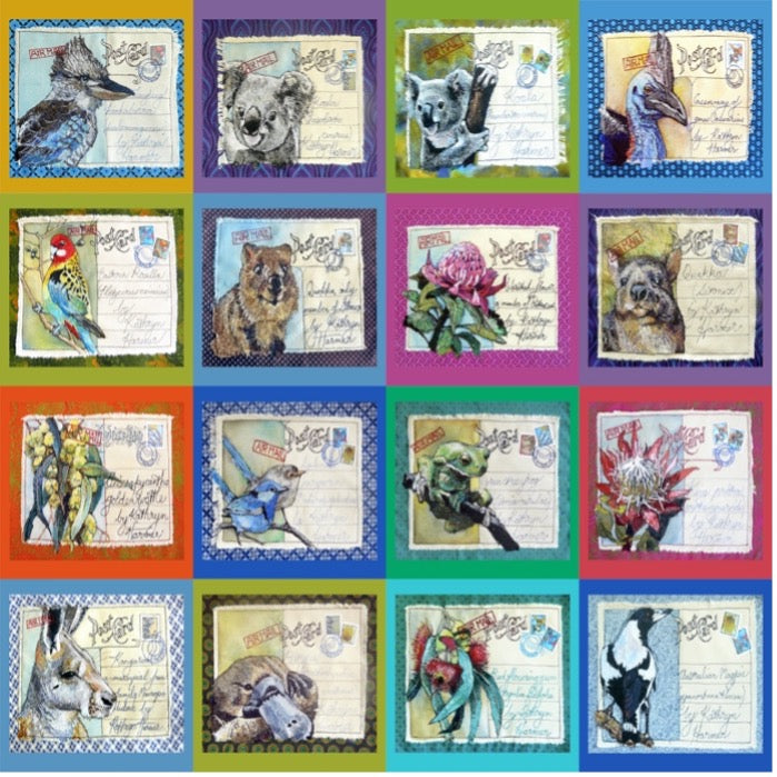 OZ Animals Fabric Art Panels