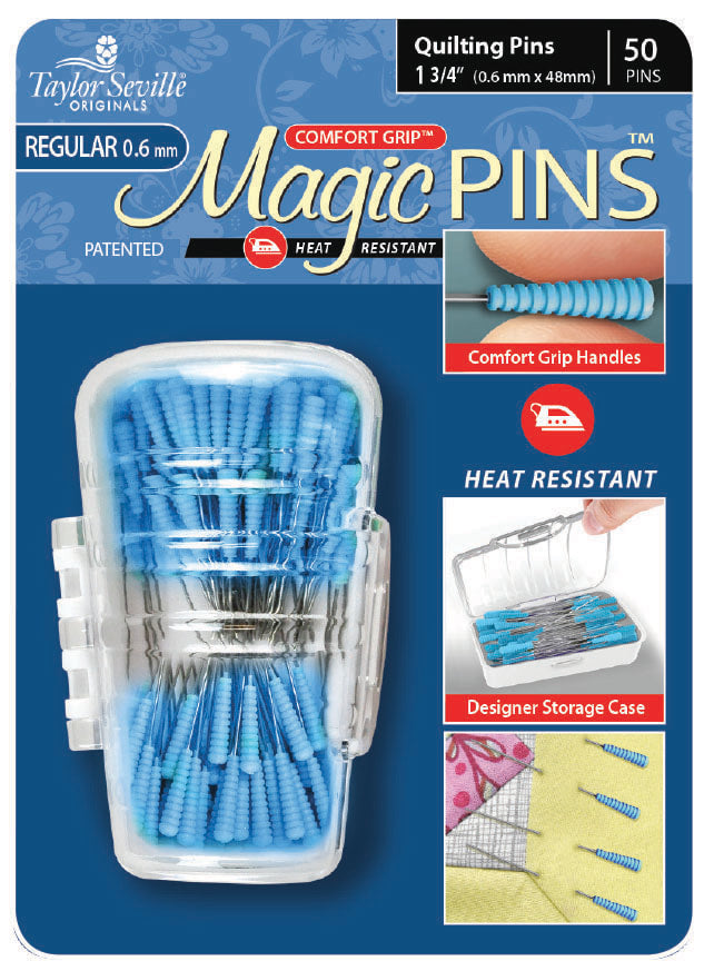 Taylor Seville Magic Pins Quilting pins 2 sew textiles art quilt supplies