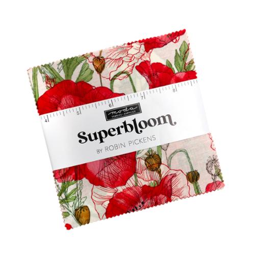 5" charm pack Pre cut bundles Superbloom ombre floral quilt fabric by Robin Pickens available at 2 sew textiles art quilt supplies.