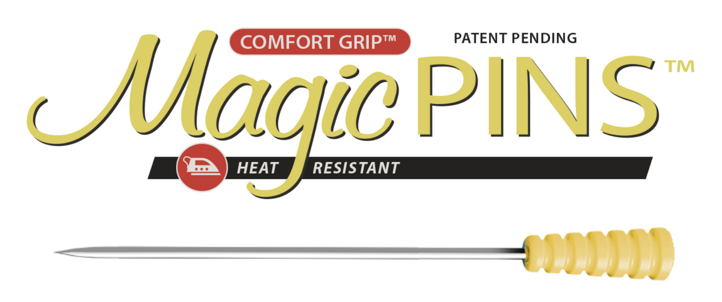 magic pins Applique pins flat head fine Taylor seville magic pins at 2 Sew Textiles art quilt fabric supplies