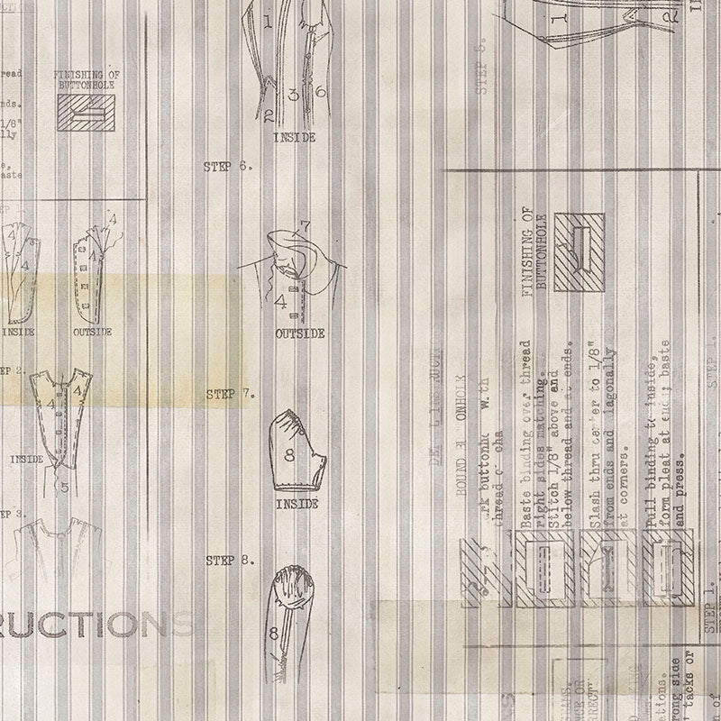 Sewing Instructions- TIm Holtz Eclectic Elements range Foundation - 2 sew textiles art quilt supplies