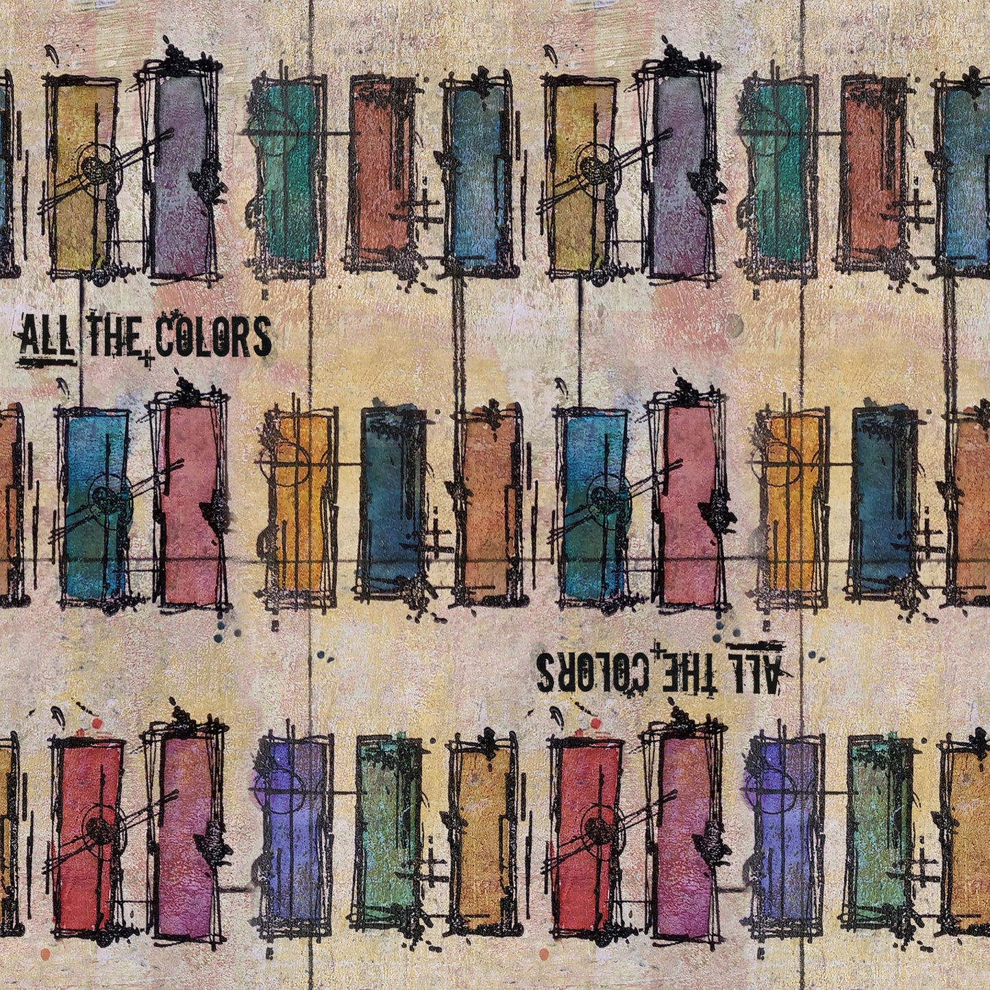 Seth Apter Live Out Loud quilt fabric collection available at 2 sew textiles art quilt supplies ALL THE COLORS - Prism
