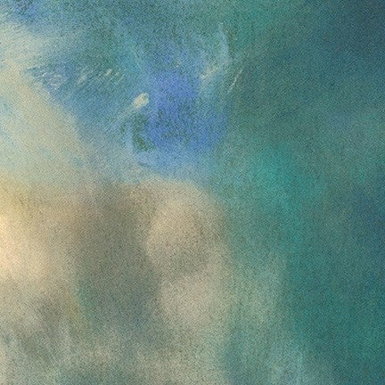 Evening fabric detail Jennifer Sampou sky fabrics blue ombré quilting art quilt supplies available at 2 sew textiles