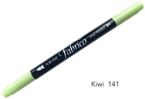 kiwi  - fabrico fabric markers by Tsukineko in Japan. Permanent light fast great range of colours.  available at 2 SewTextiles - art quilt supplies. great for quilt labels and textile art