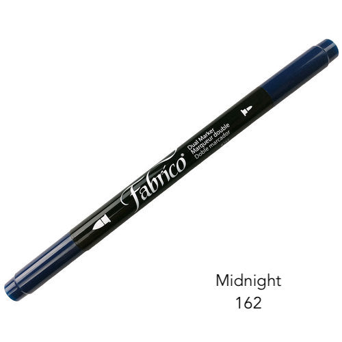 midnight - fabrico fabric markers by Tsukineko in Japan. Permanent light fast great range of colours. available at 2 SewTextiles - art quilt supplies. great for quilt labels and textile art
