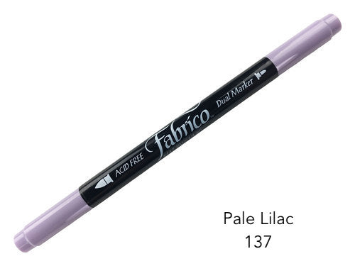 pale lilac  - fabrico fabric markers by Tsukineko in Japan. Permanent light fast great range of colours.  available at 2 SewTextiles - art quilt supplies. great for quilt labels and textile art