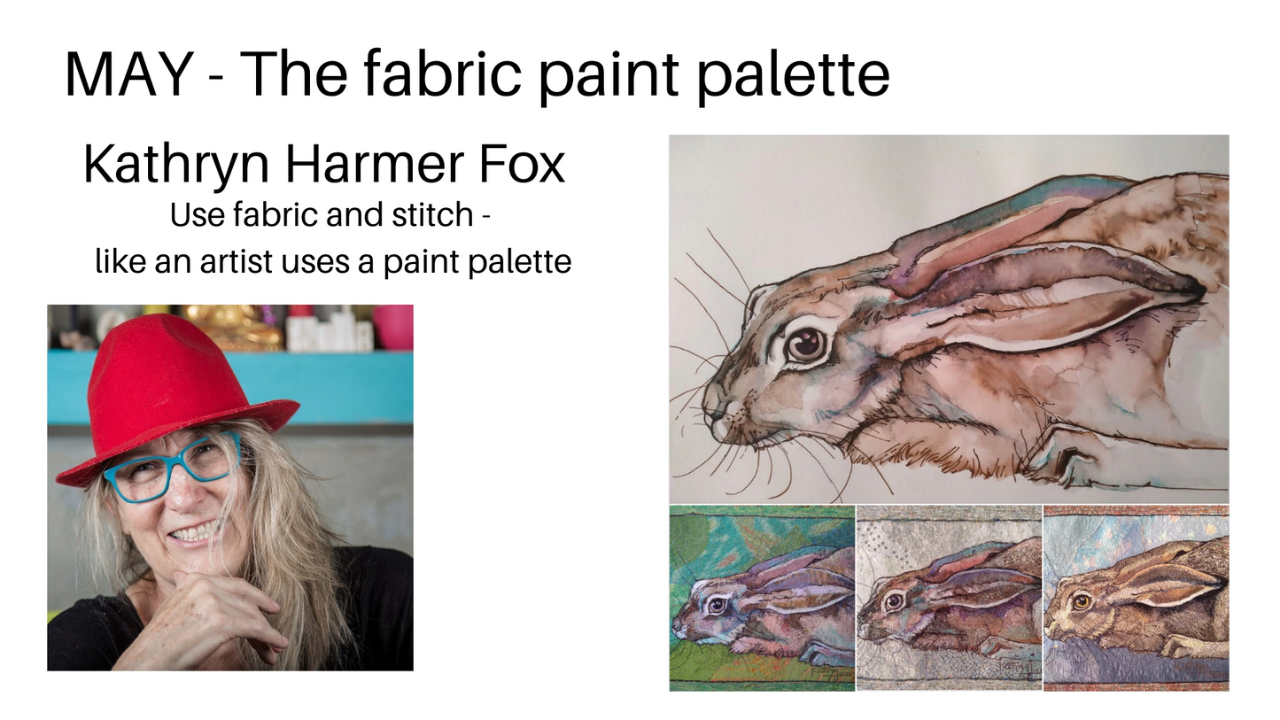 Workshop in a box - 2 Sew Textiles - Kathryn Harmer Fox
