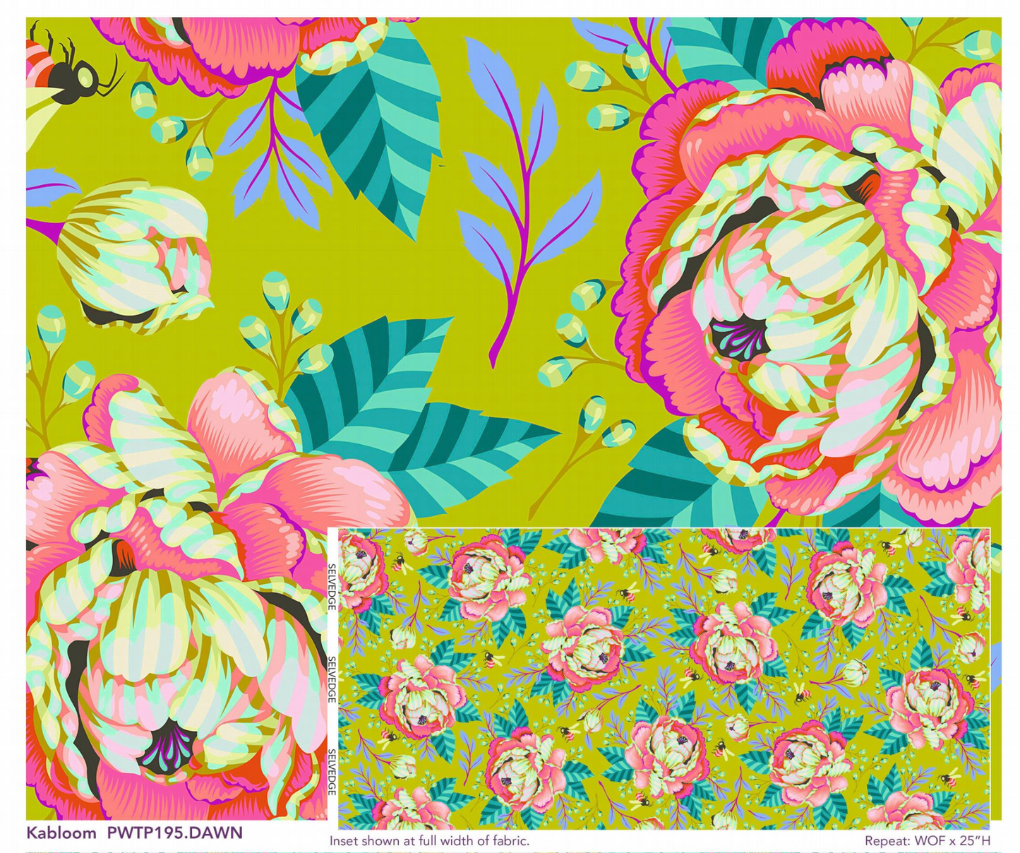 Tula Pink - Moon Garden - Kabloom - Dawn