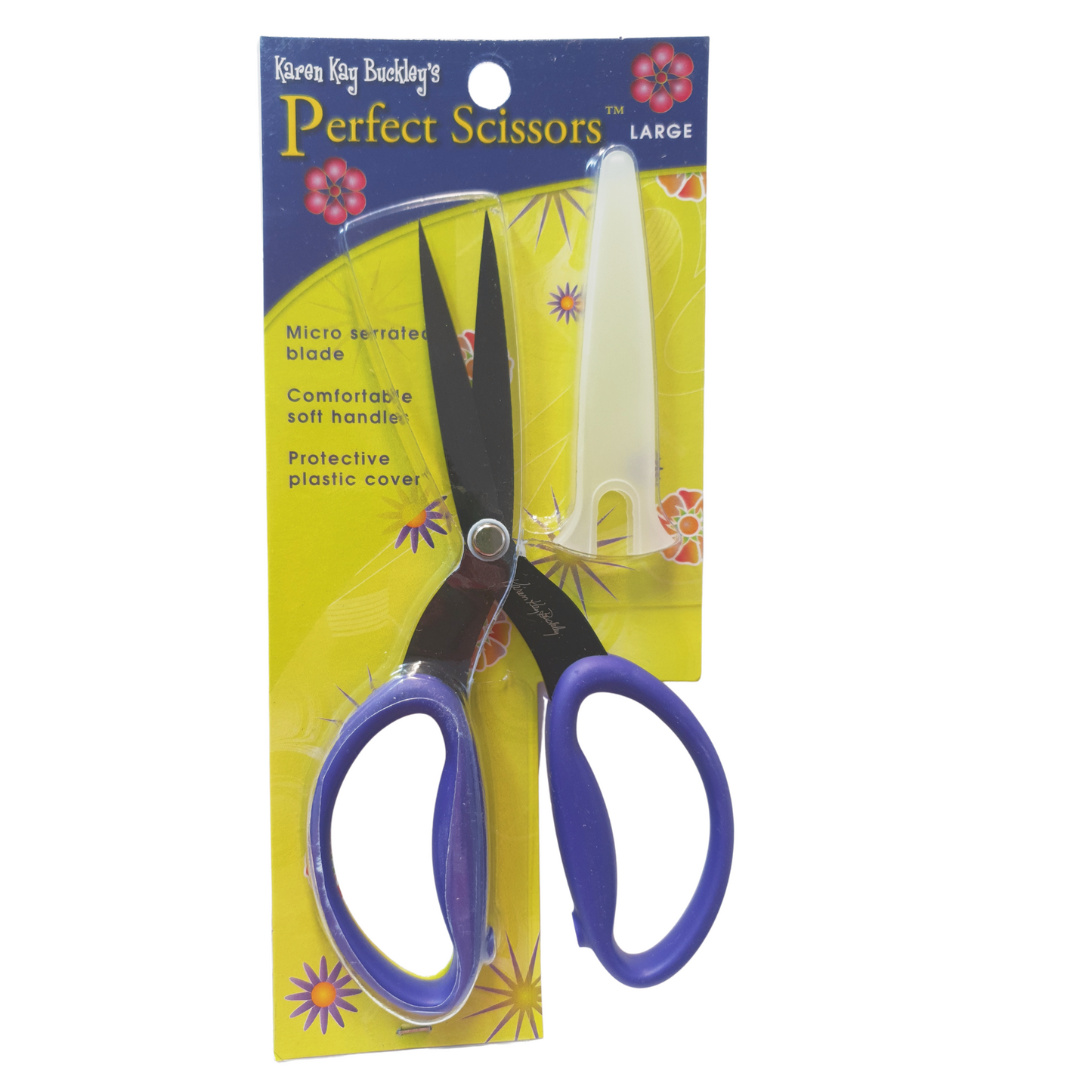 Karen Kay Buckley Scissors 7 1/2" Perfect Scissors Large - purple