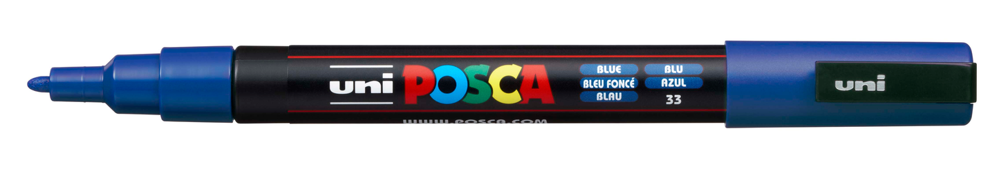 Stylos à peinture Posca - PC3M - métallisé inclus