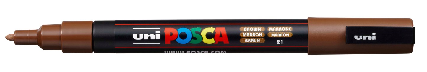 Stylos à peinture Posca - PC3M - métallisé inclus