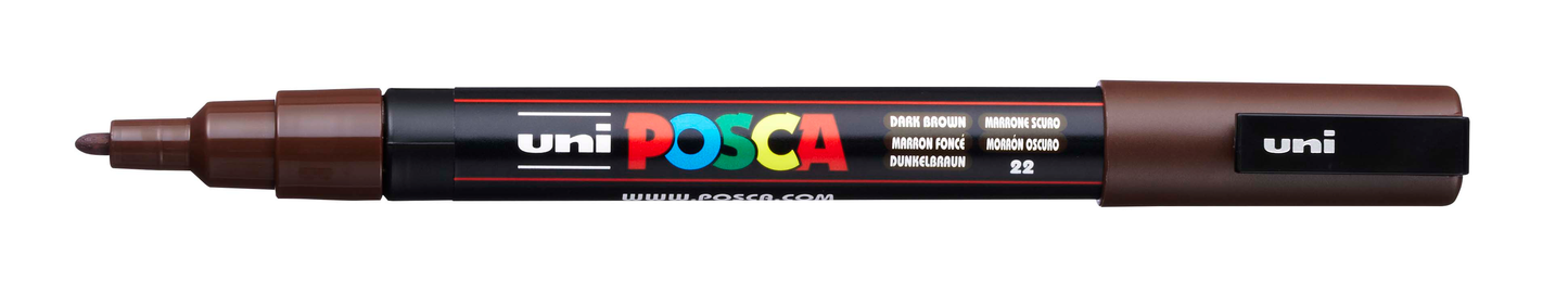 Stylos à peinture Posca - PC3M - métallisé inclus