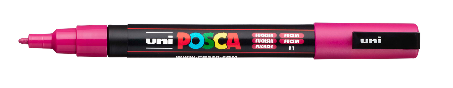 Stylos à peinture Posca - PC3M - métallisé inclus