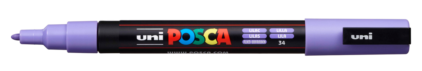 Posca Paint Pens - PC3M - inc Metallic