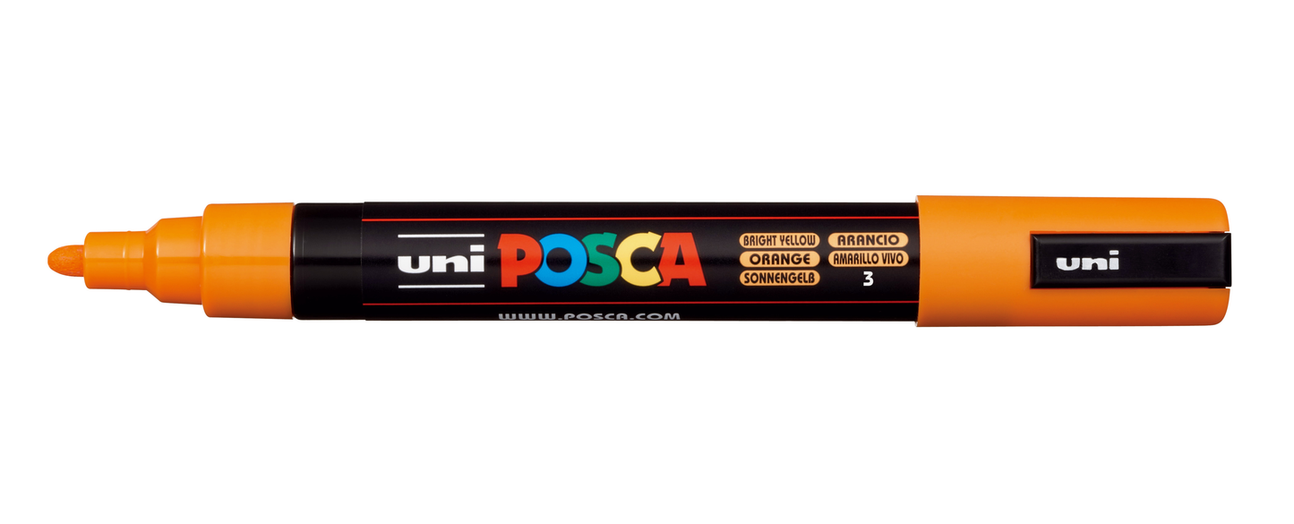 Posca Paint Pens - PC5M - incl Metallic & Fluorescent