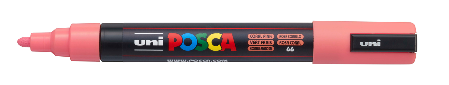 Posca Paint Pens - PC5M - incl Metallic & Fluorescent