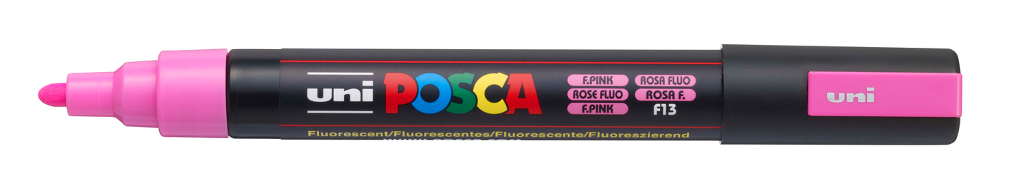 Posca Paint Pens - PC5M - incl Metallic & Fluorescent