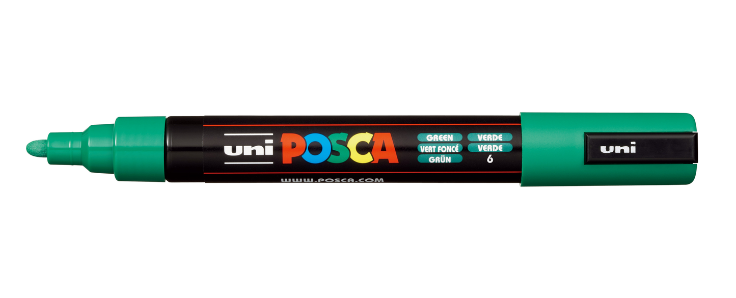 Posca Paint Pens - PC5M - incl Metallic & Fluorescent