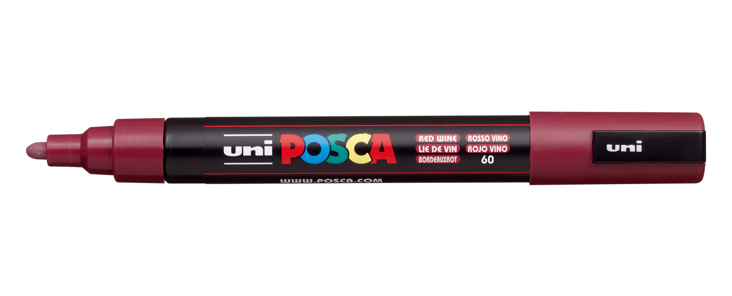 Posca Paint Pens - PC5M - incl Metallic & Fluorescent