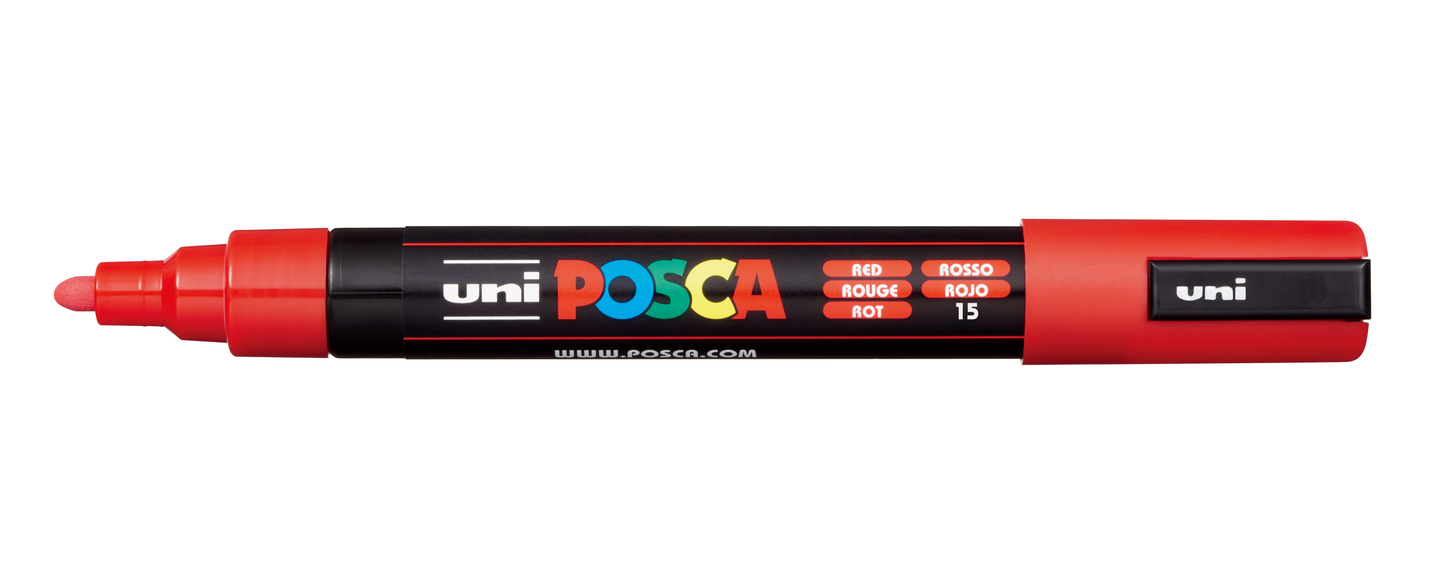 Posca Paint Pens - PC5M - incl Metallic & Fluorescent