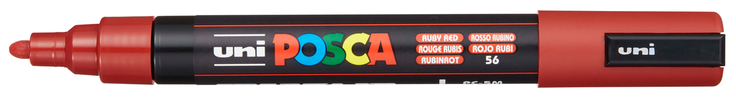 Posca Paint Pens - PC5M - incl Metallic & Fluorescent