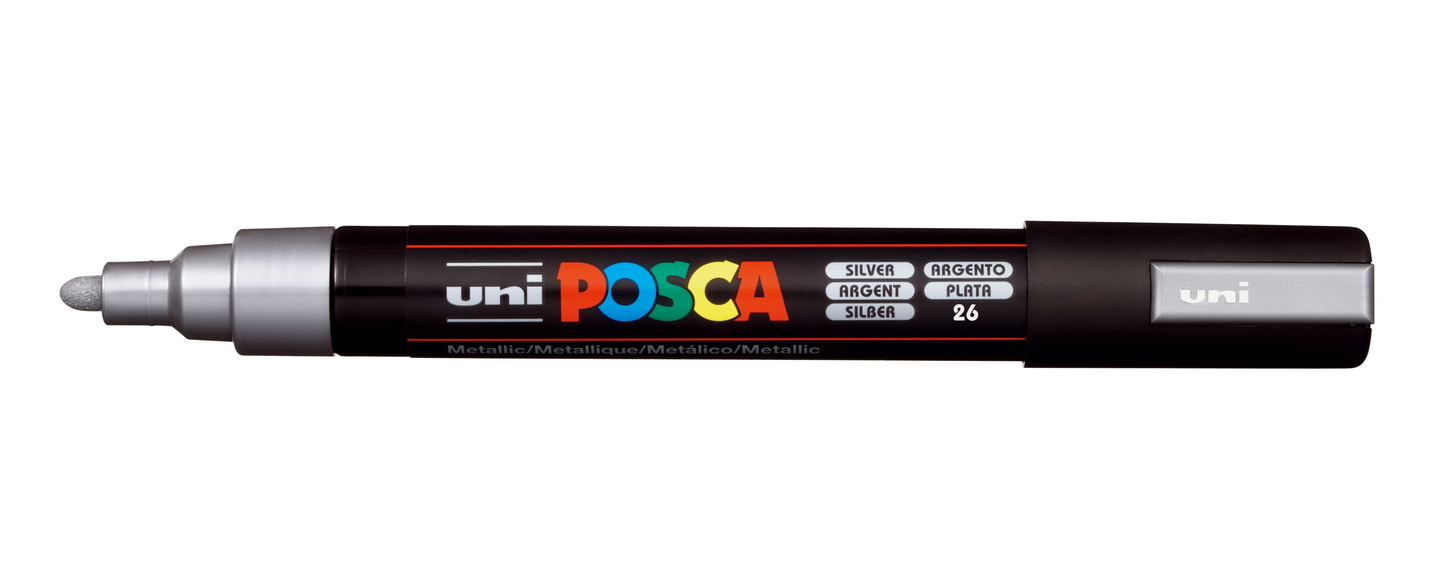 Posca Paint Pens - PC5M - incl Metallic & Fluorescent