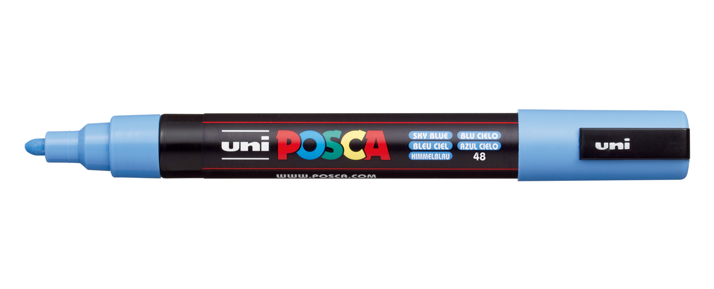 Posca Paint Pens - PC5M - incl Metallic & Fluorescent