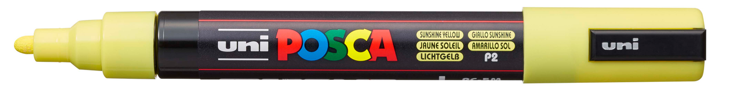 Posca Paint Pens - PC5M - incl Metallic & Fluorescent