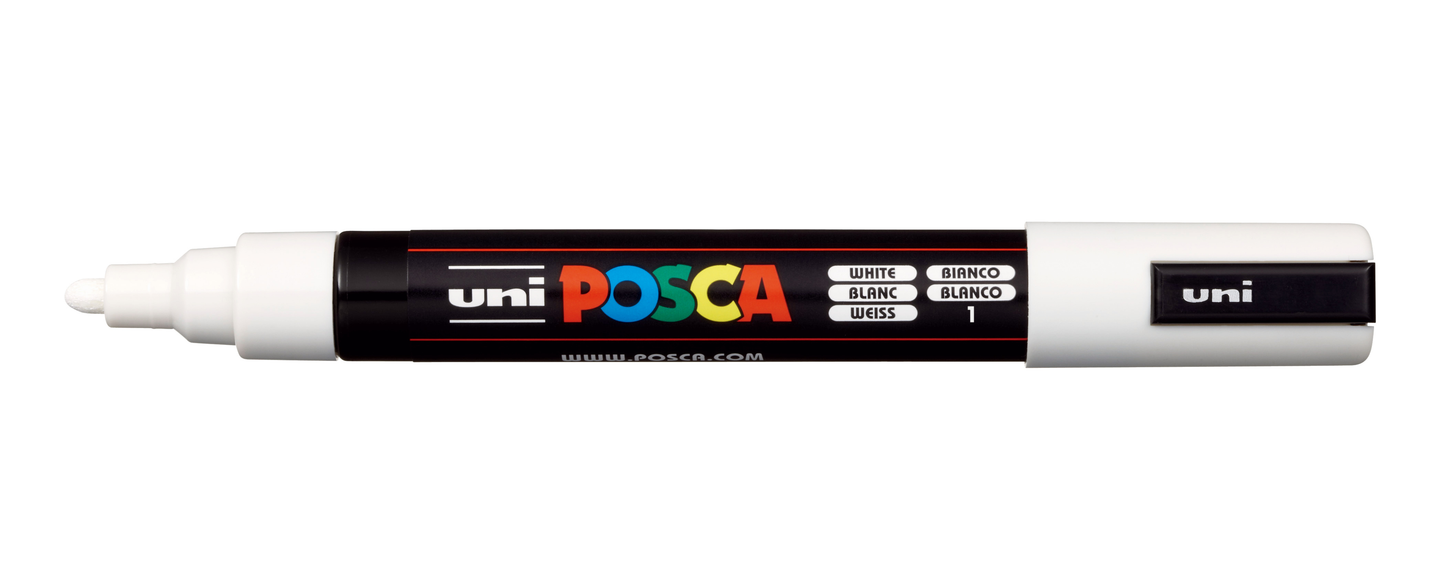 Posca Paint Pens - PC5M - incl Metallic & Fluorescent