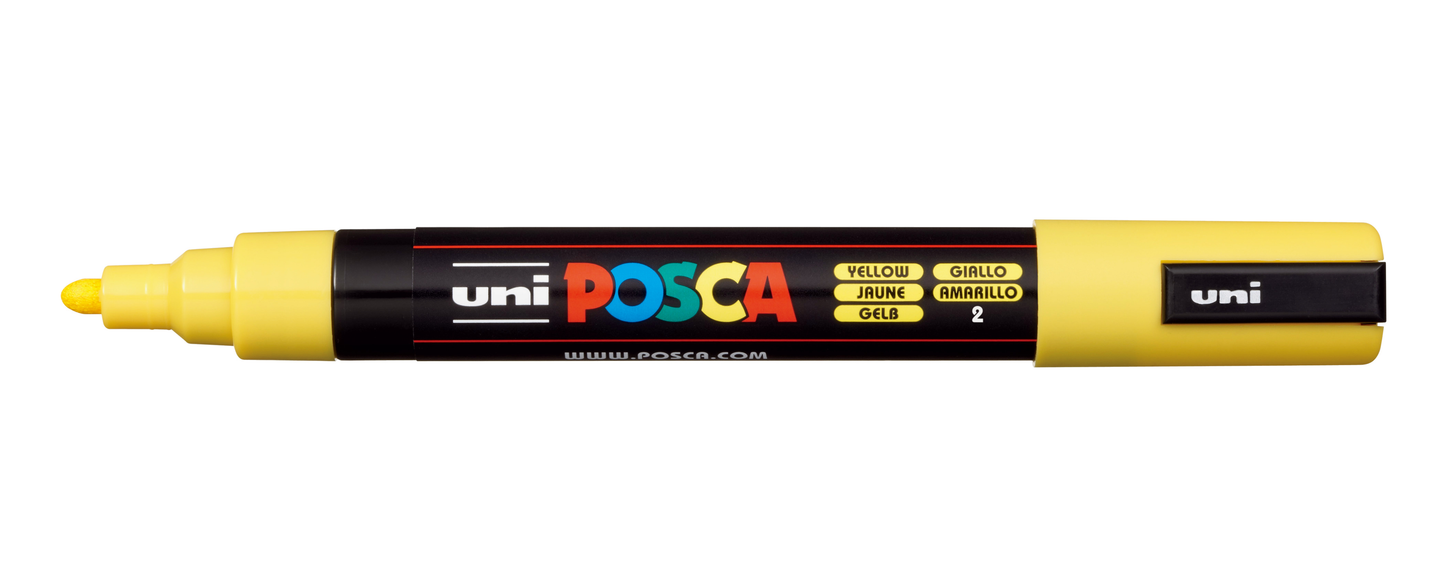 Posca Paint Pens - PC5M - incl Metallic & Fluorescent