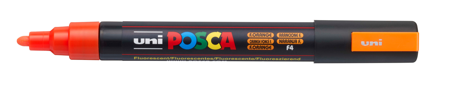 Posca Paint Pens - PC5M - incl Metallic & Fluorescent