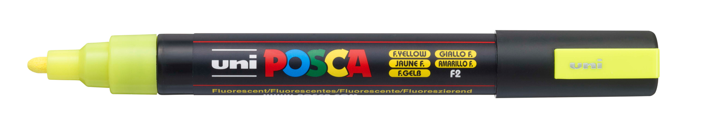 Posca Paint Pens - PC5M - incl Metallic & Fluorescent