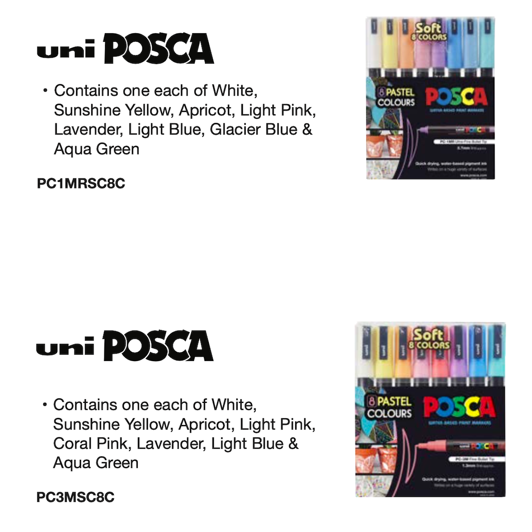 Posca pastel colour 2 sew textiles