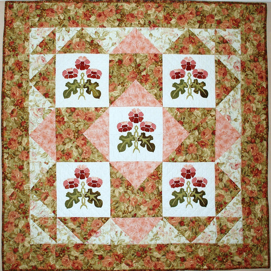 Roses on Roses - Quilt Pattern