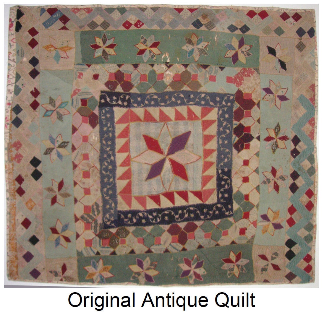 Margery's Medallion - Quilt Pattern - A genuine Australian antique