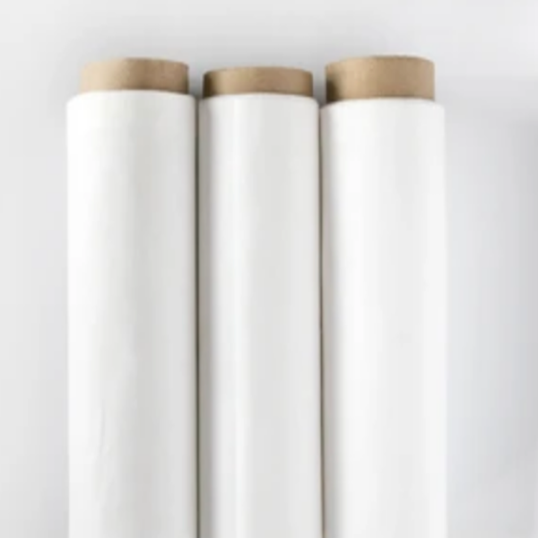 Max Poplin - white - 100% cotton - perfect for dying & fabric painting