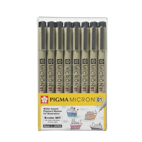 Pigma Micron artist pens by Sakura