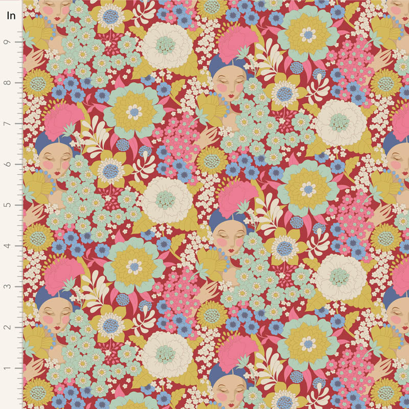 Tilda WALLFLOWER fabric Collection - Pre Cuts - 10" LAYER CAKE Fabric Stack - PRE-ORDER