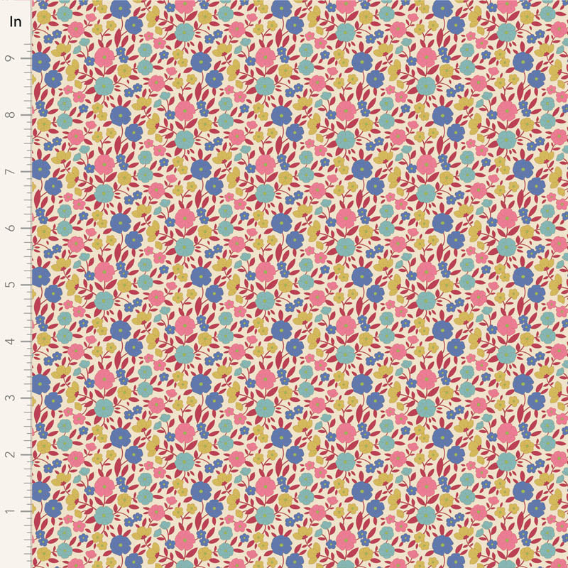 Tilda WALLFLOWER fabric Collection - Pre Cuts - 10" LAYER CAKE Fabric Stack - PRE-ORDER