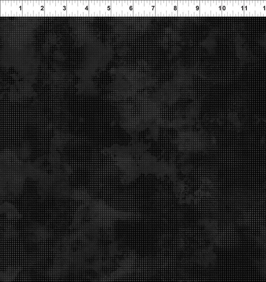Black with grey, lightly dotted DIT DOT Evolution at 2 Sew Textiles art quilt supplies