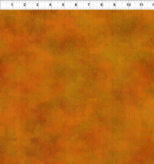 1dde-15 Orange with a fine dot - Dit Dot Evolution by Jason Yenter at 2 Sew Textiles Art Quilt Supplies