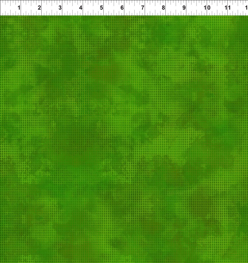1dde-23 green mid tones with a fine dot - Dit Dot Evolution by Jason Yenter at 2 Sew Textiles Art Quilt Supplies