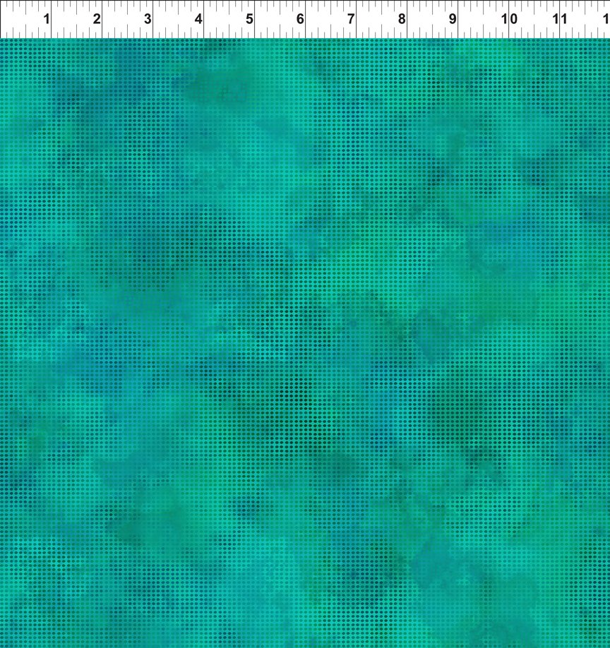 Teal 1 DDE 28 fabric sample Dit dot evolution by Jason Yenter available at 2 Sew Textiles Art Quilt Supplies