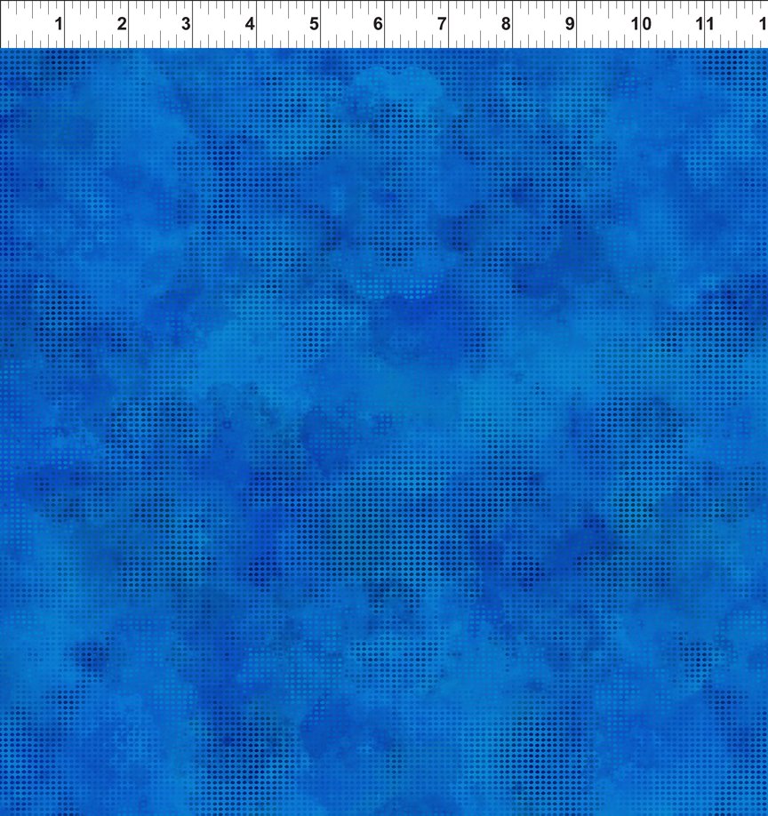1dde-33 mid blue with a fine dot over it - Dit Dot Evolution by Jason Yenter at 2 Sew Textiles Art Quilt Supplies