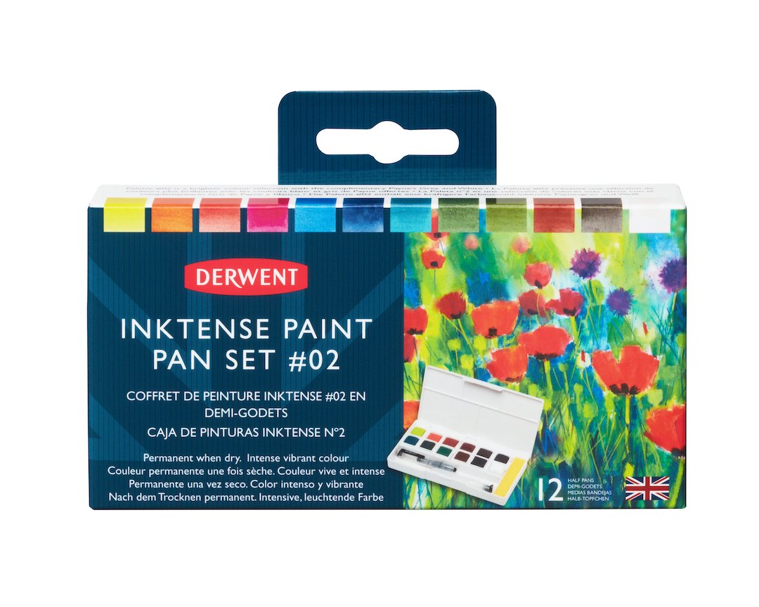Derwent Inktense Paint Pan Sets