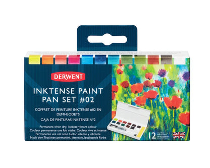 Derwent Inktense Paint Pan Sets